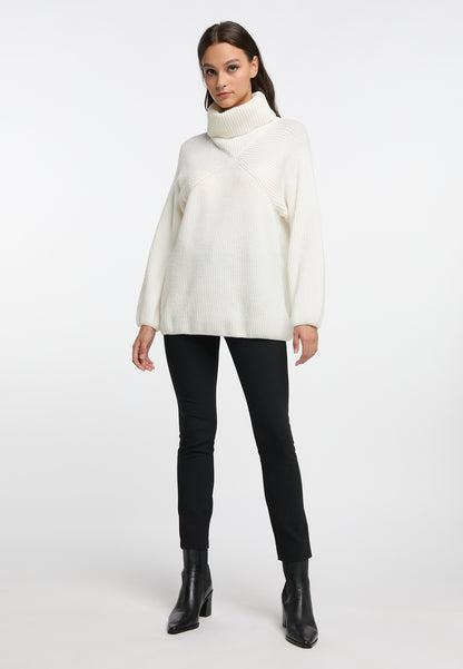 RISA Damen Strick Rollkragenpullover