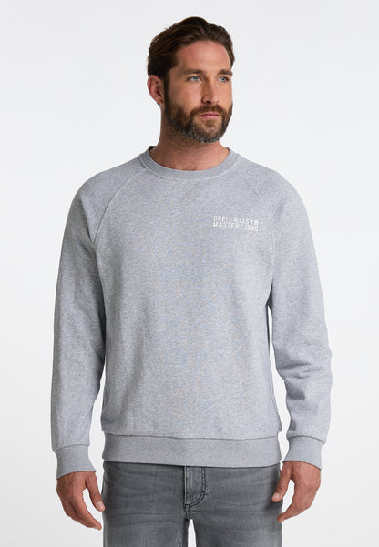 DreiMaster Maritim Męski sweter z okrągłym dekoltem