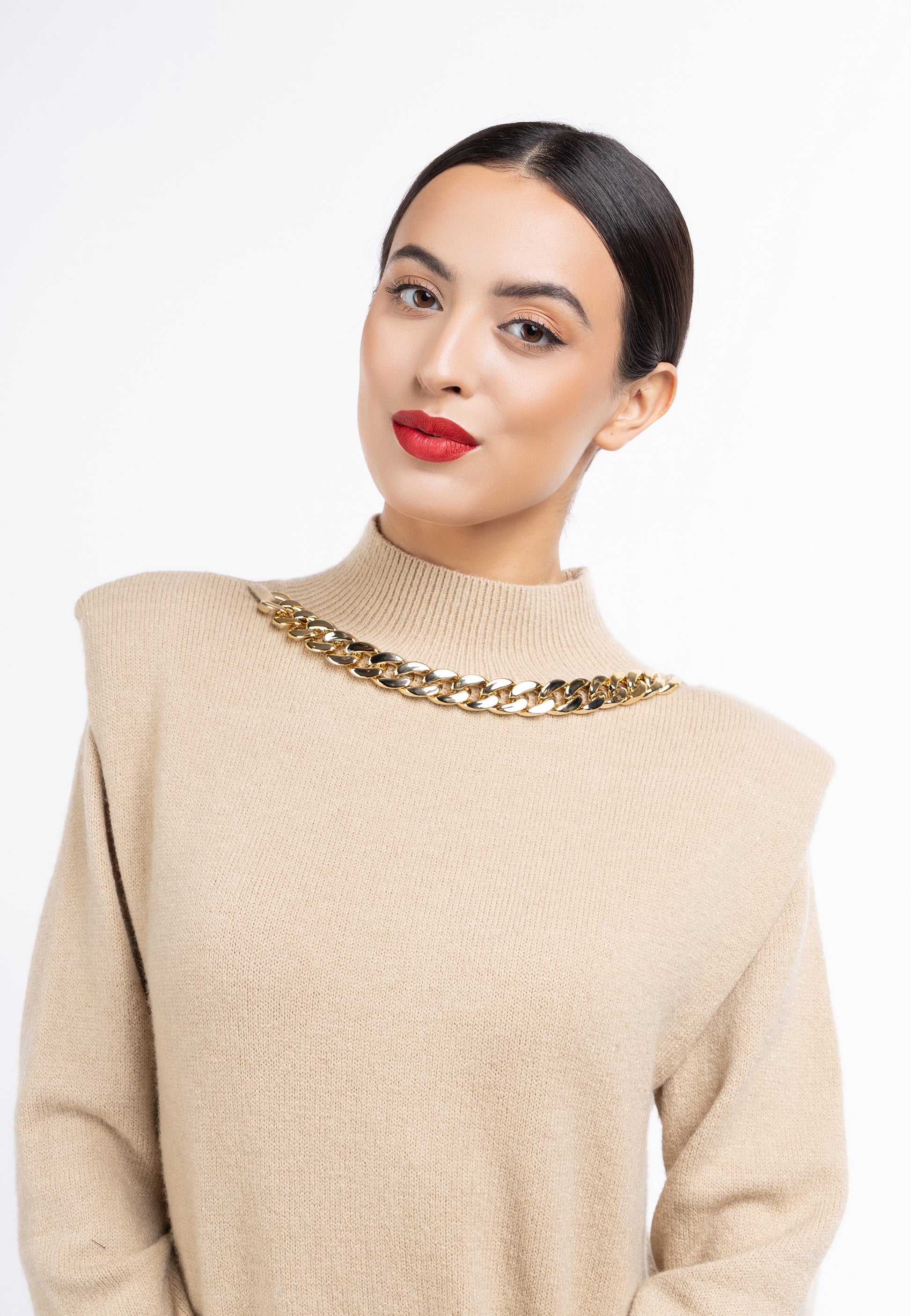 faina Kobiety Sukienka dzianinowa