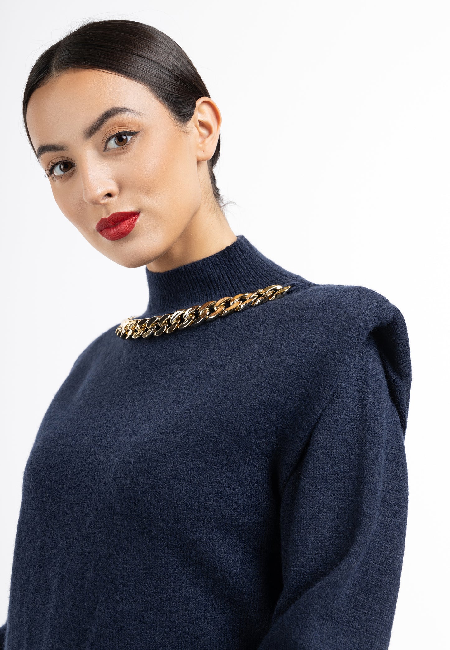 faina Kobiety Sukienka dzianinowa