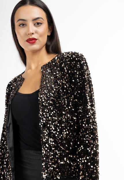 Faina Damen Jacke mit Pailletten