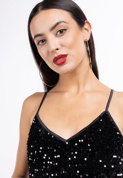 Faina Women's Dress With Sequins