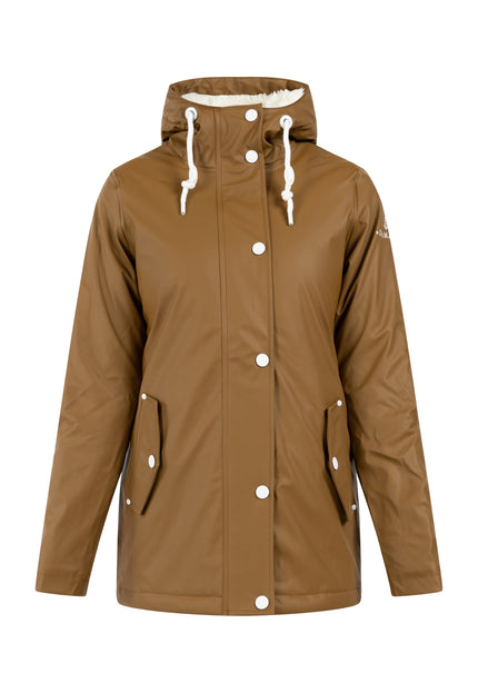 Dreimaster maritim Women's Rain Jacket With Teddy Lining