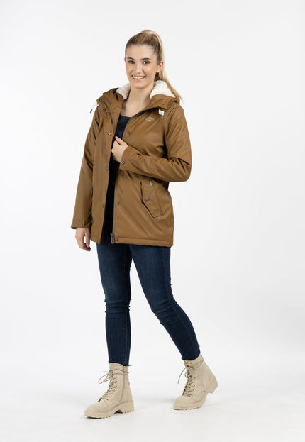 Icebound Women's Rain Jacket With Teddy Lining