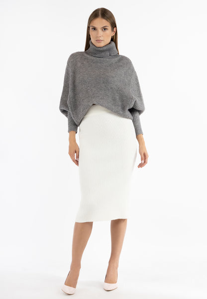 RISA Damen Strick Midi Rock