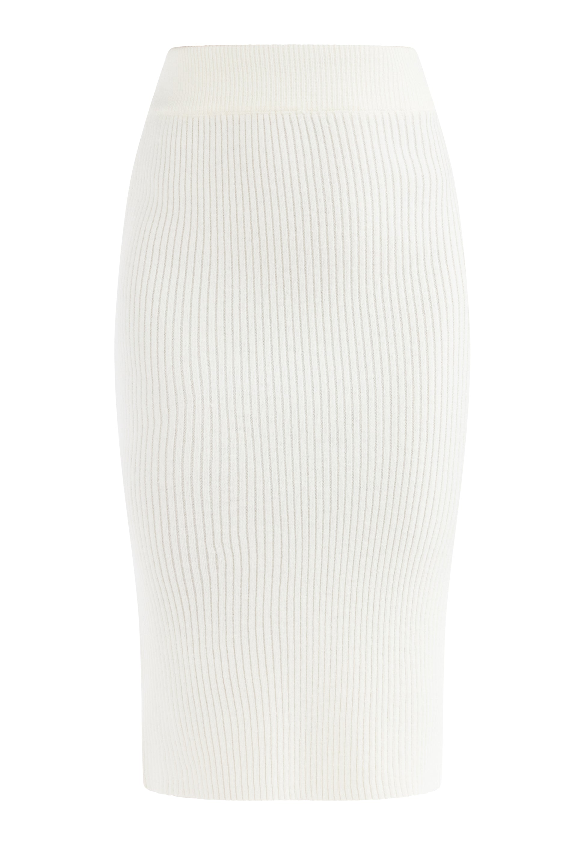 RISA Damen Strick Midi Rock