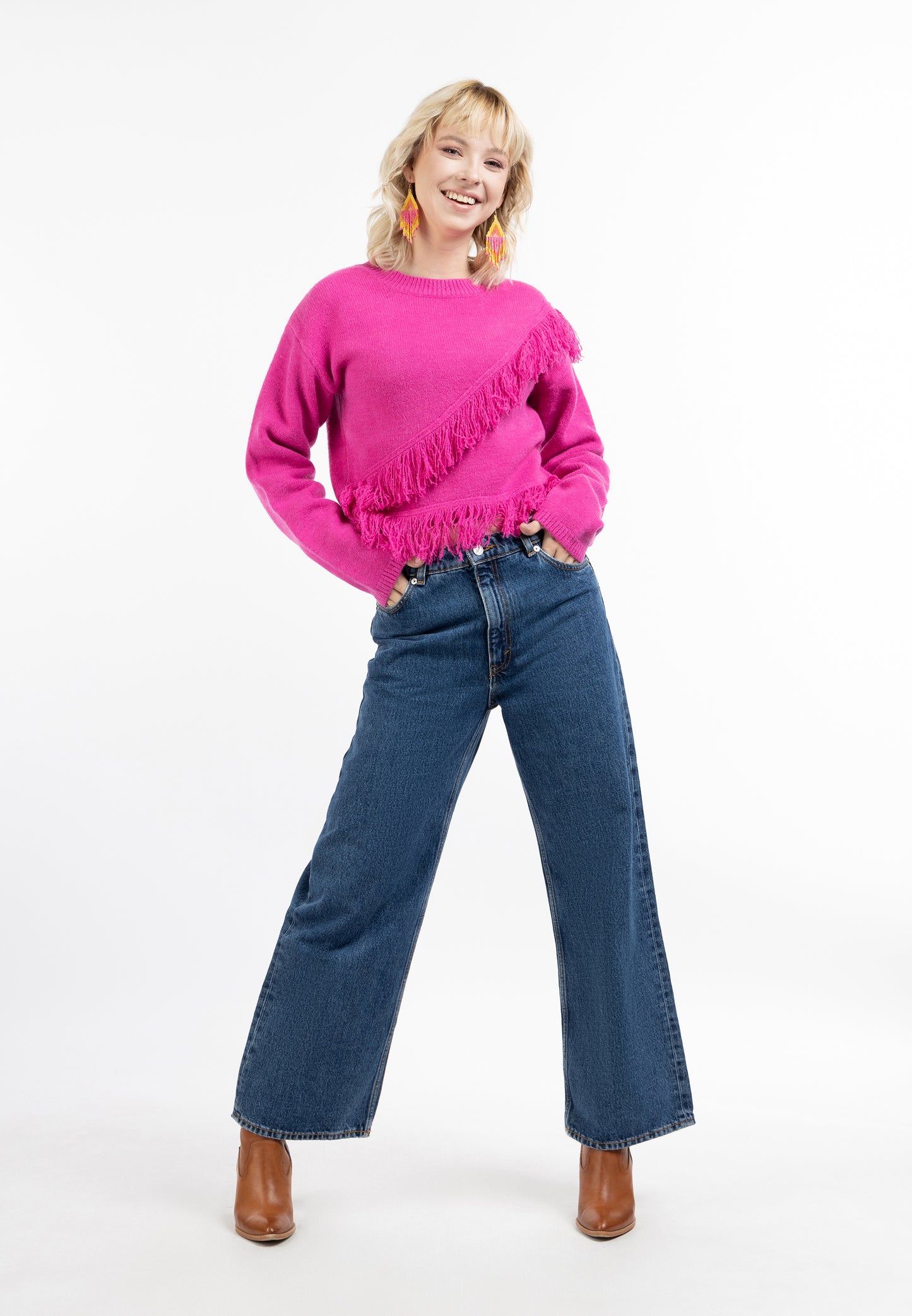 IZIA Women's Knitted Sweater