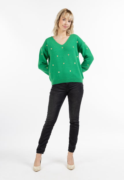 myMo Damen-Strickpullover