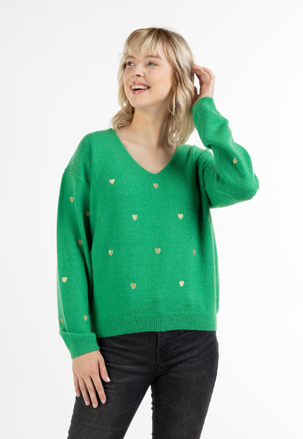 myMo Damen-Strickpullover