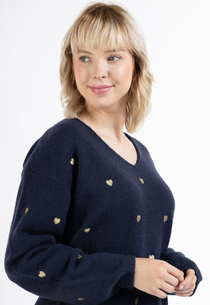 myMo Damen-Strickpullover