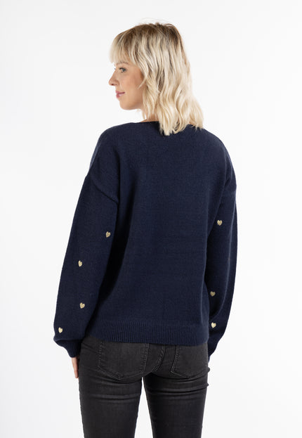 myMo Damen-Strickpullover