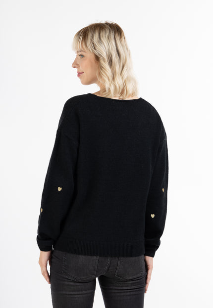 myMo Damen-Strickpullover