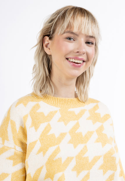 myMo Damen-Strickpullover