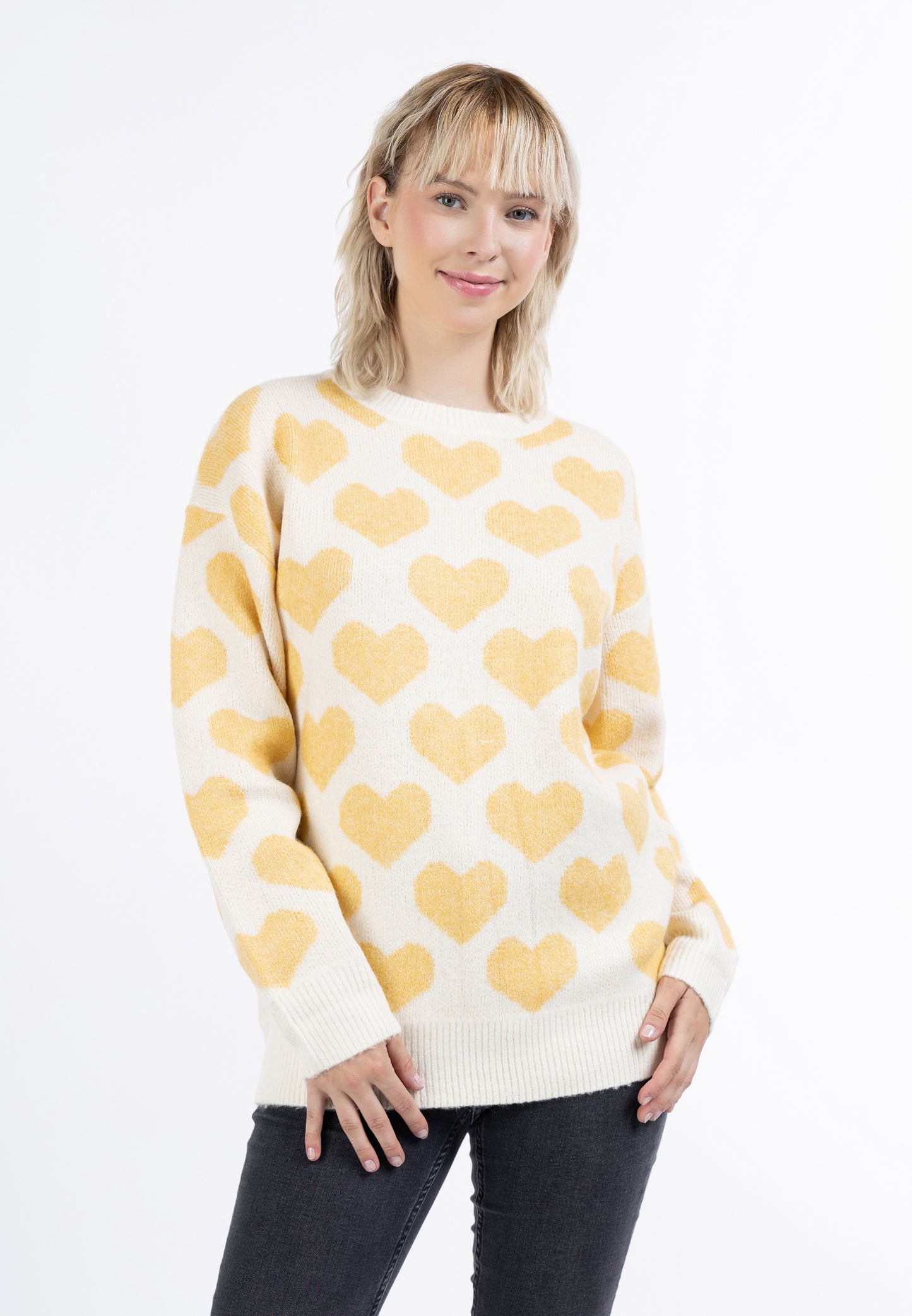 myMo Damen Strickpullover