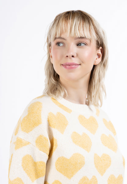 myMo Damen Strickpullover