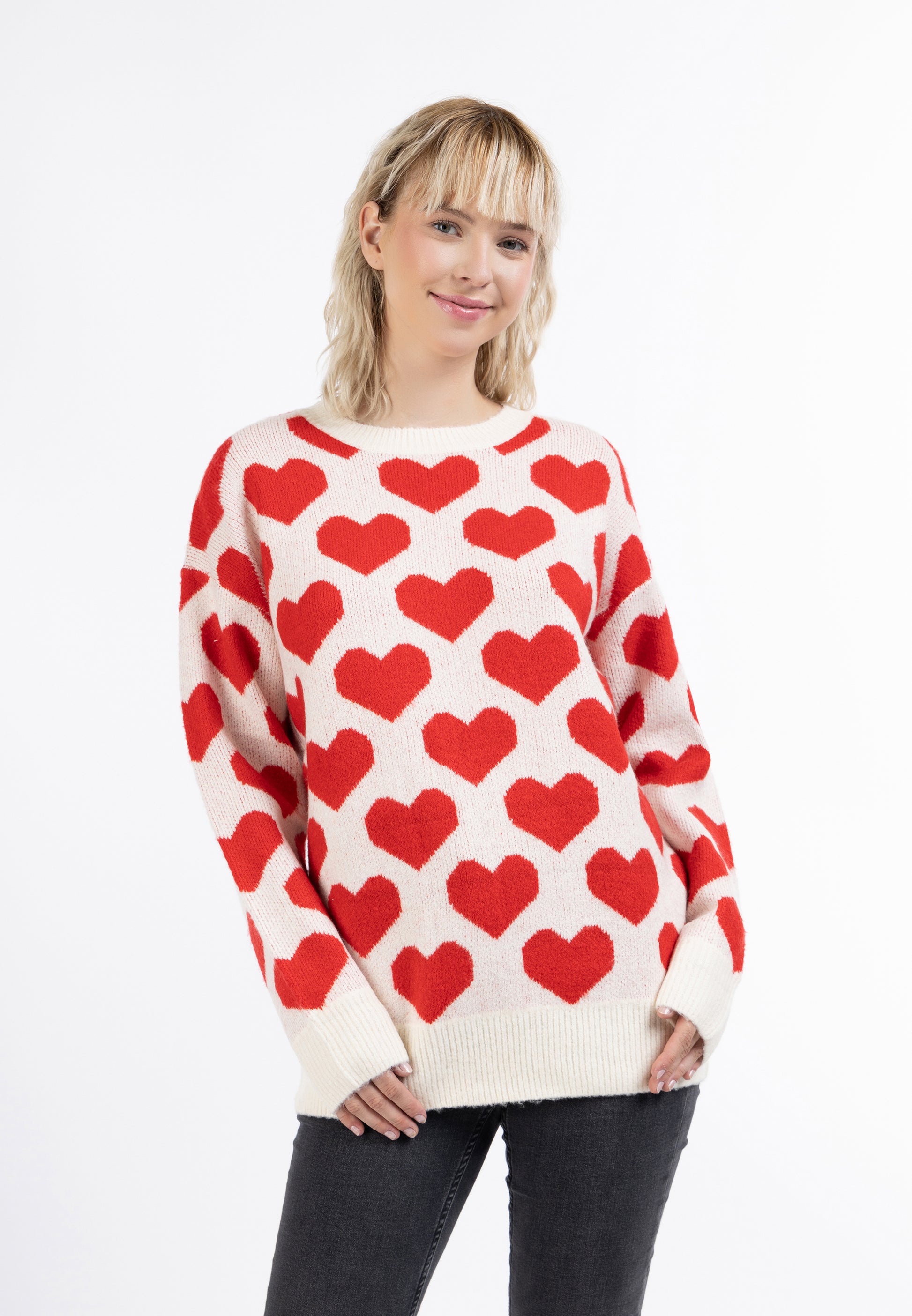 myMo Damen Strickpullover