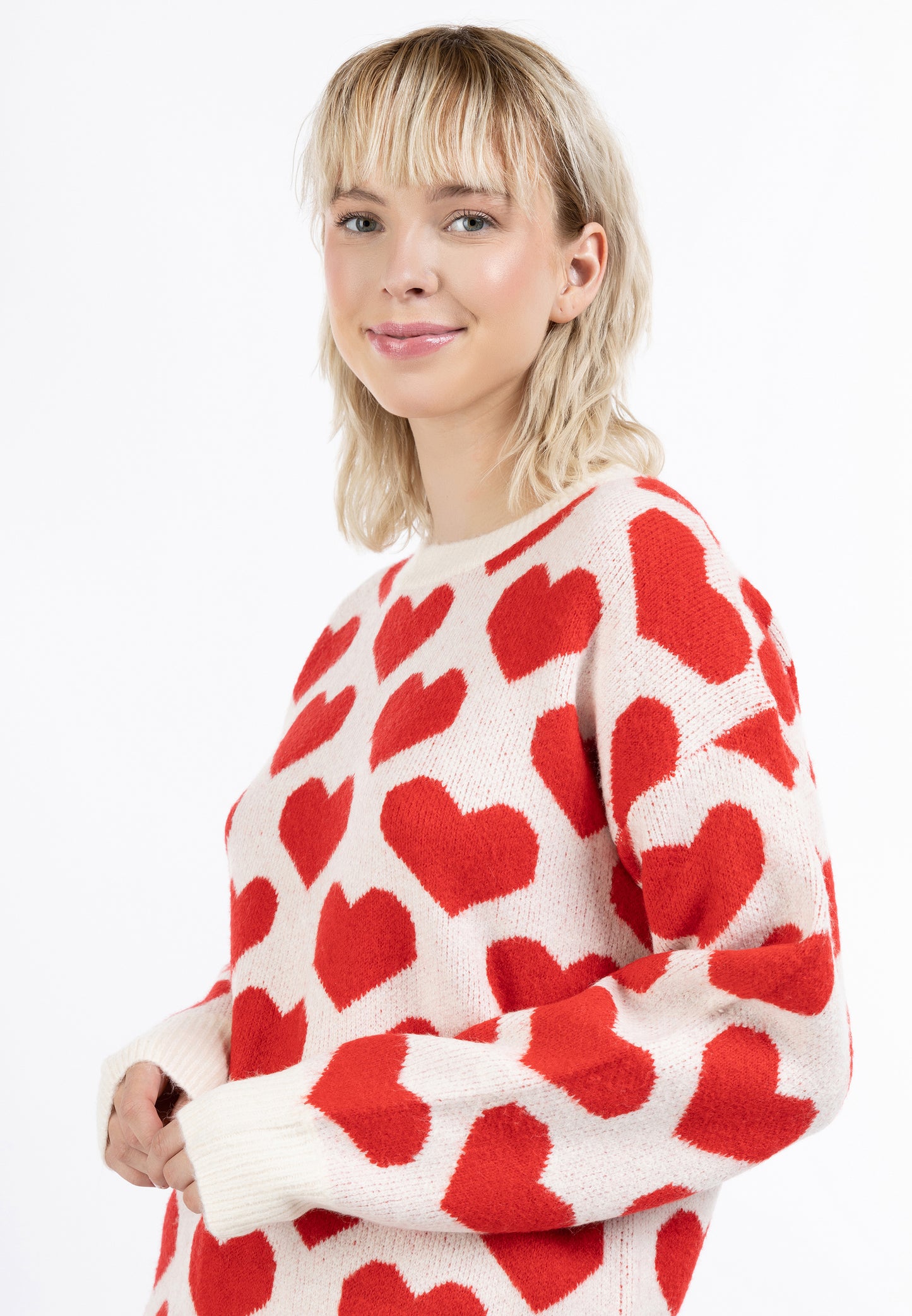 myMo Damen Strickpullover