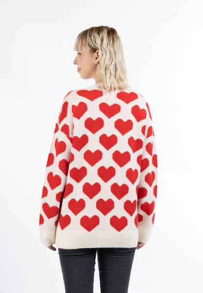 myMo Damen Strickpullover