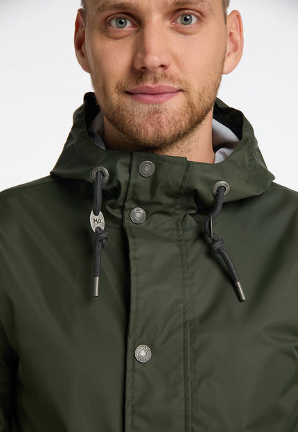 Mo Men's Rain Jacket With Interior Print