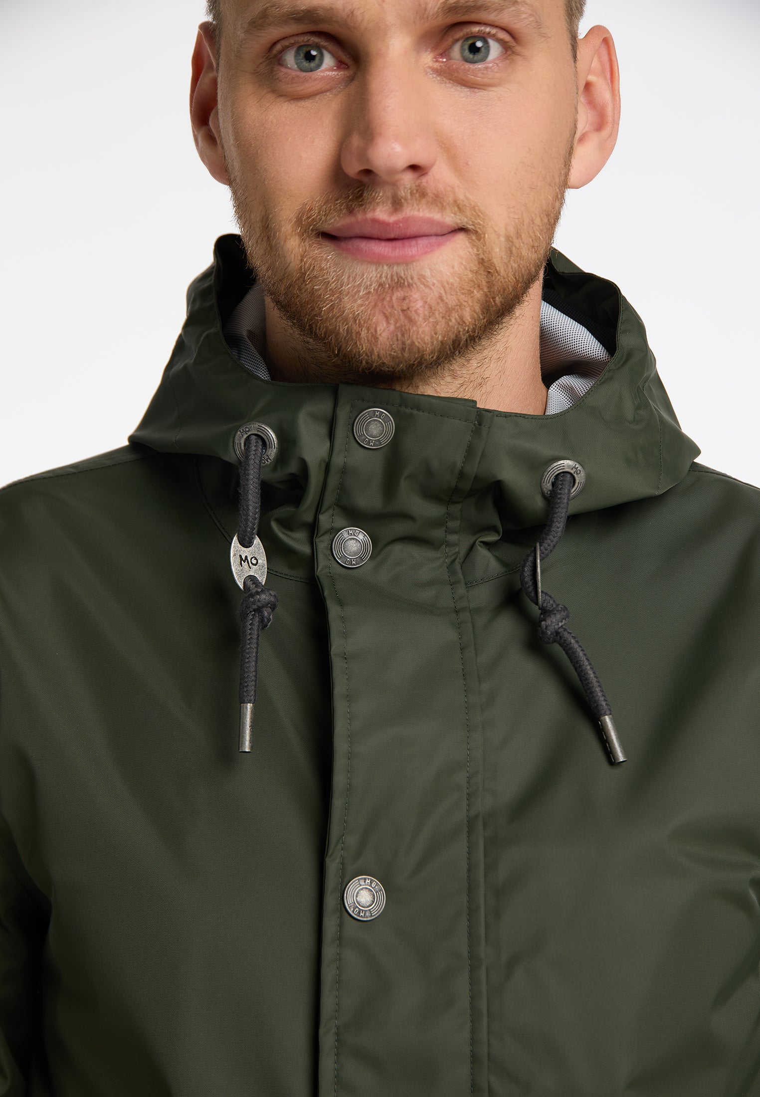 Mo Men's Rain Jacket With Interior Print