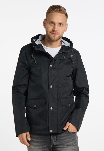 Mo Men's Rain Jacket With Interior Print