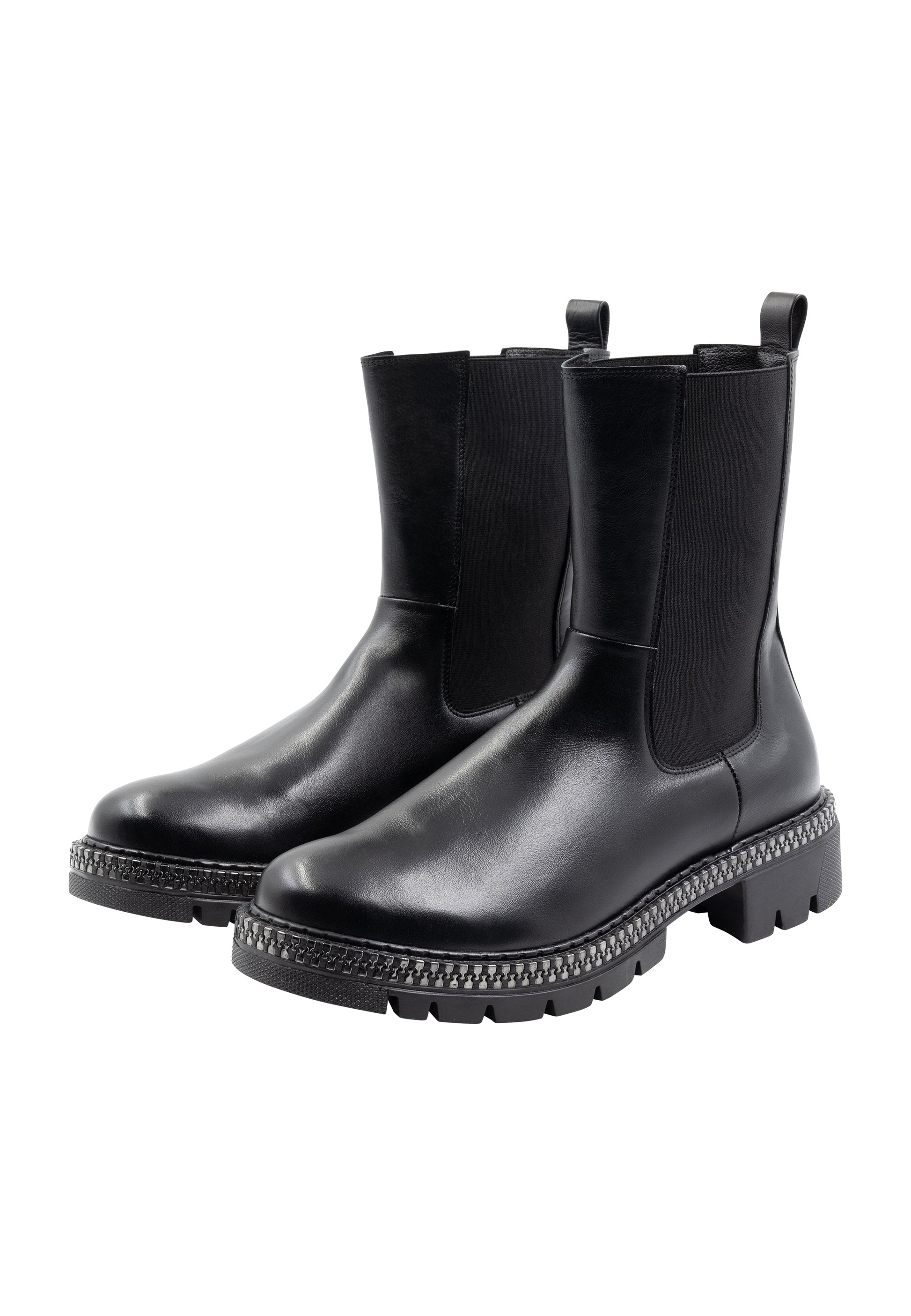 DreiMaster Vintage Kobiety Botki Skórzane