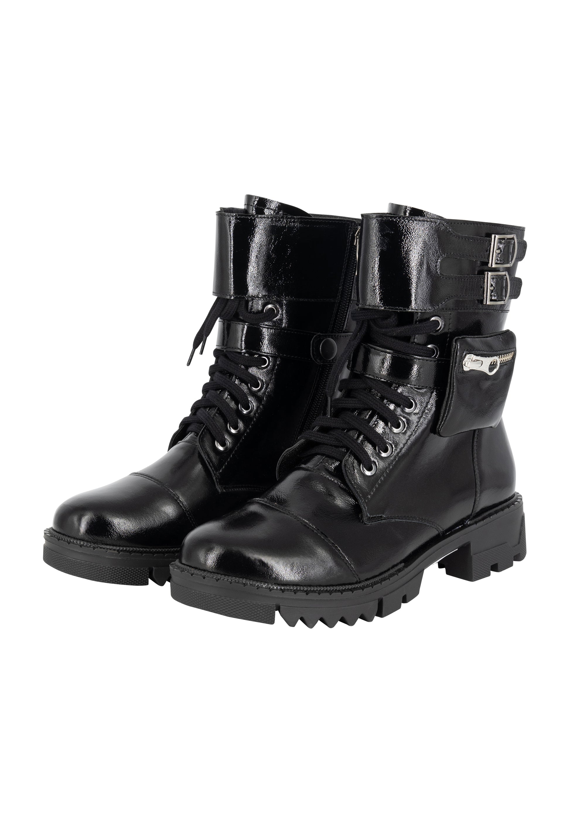 faina Kobiety botki za kostkę z klamrami