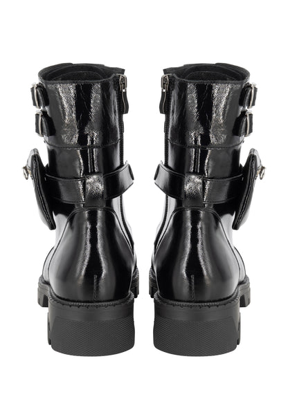 faina Kobiety botki za kostkę z klamrami