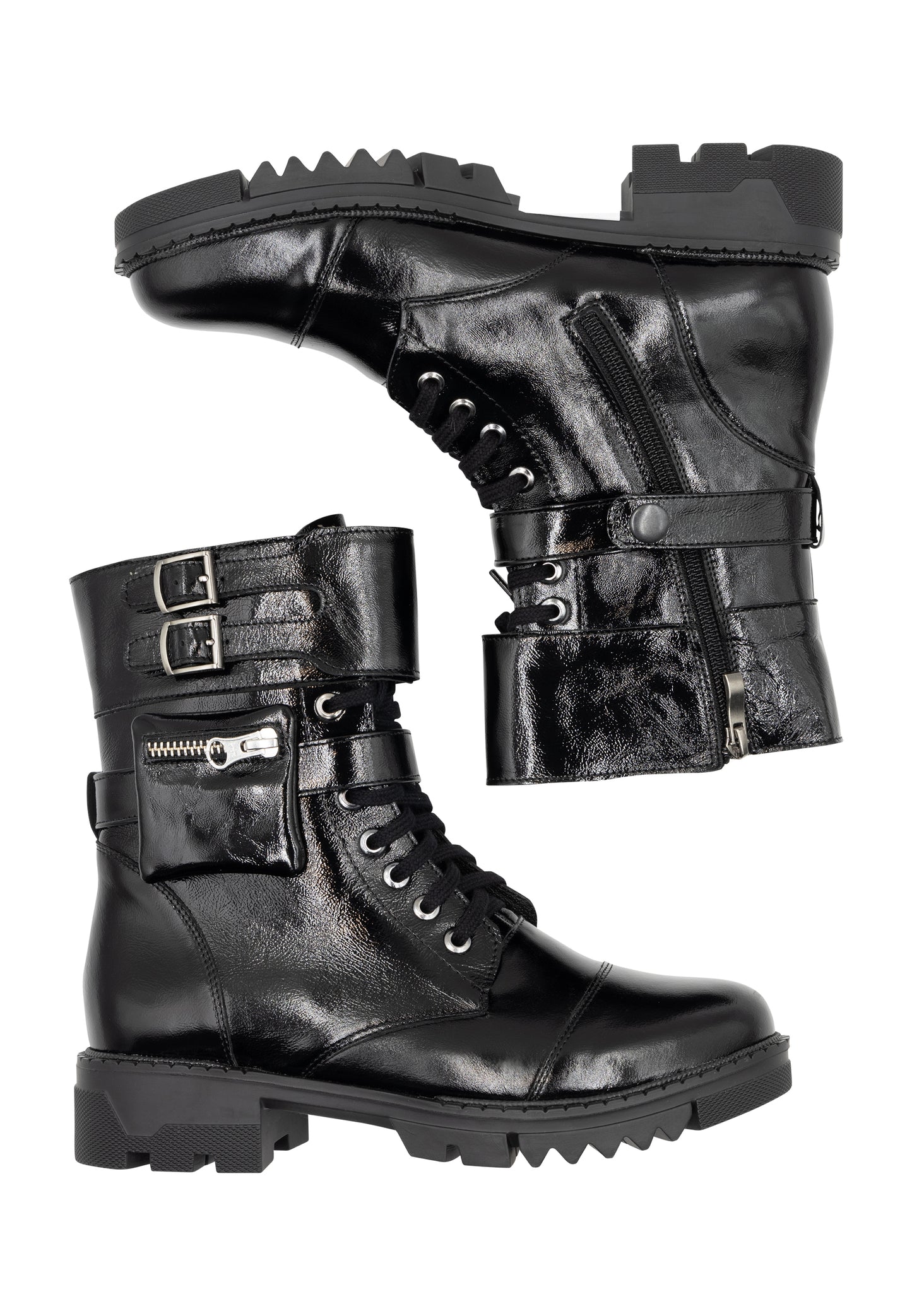 faina Kobiety botki za kostkę z klamrami