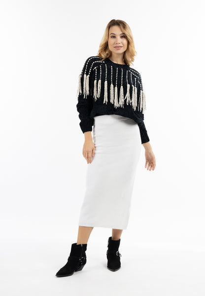 IZIA Women's Knitted Skirt