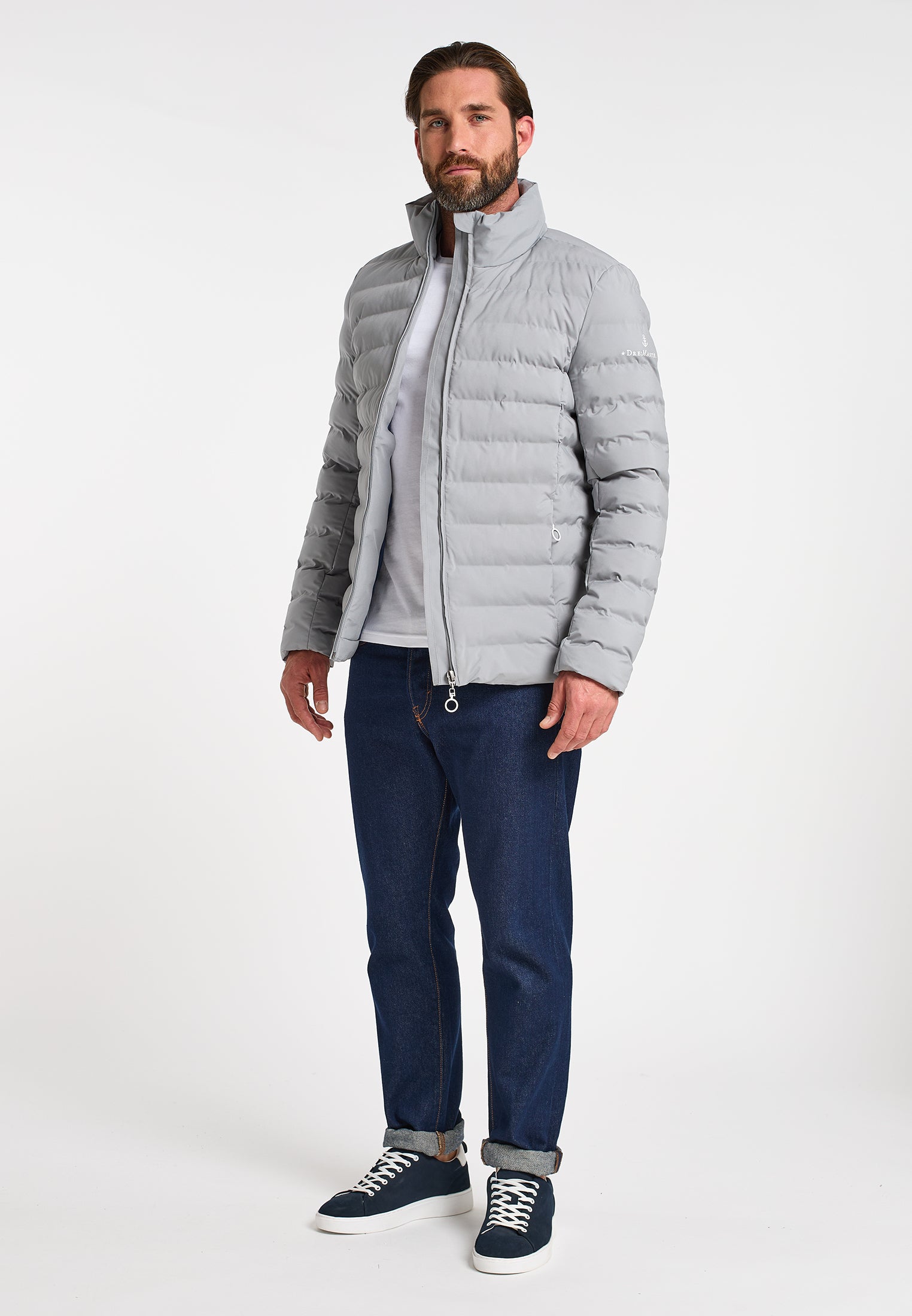 DreiMaster Maritim Men's Padded Quilted Jacket