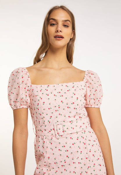 Mymo Women's Short Sleeve Mini Dress