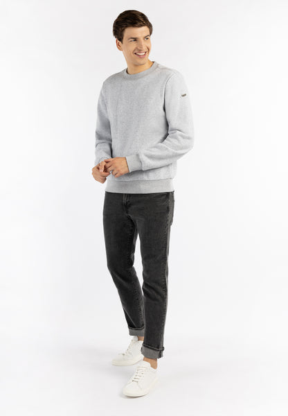 DreiMaster Vintage Męski sweter z okrągłym dekoltem