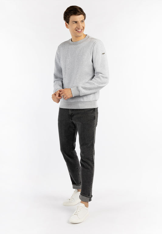 DreiMaster Vintage Męski sweter z okrągłym dekoltem