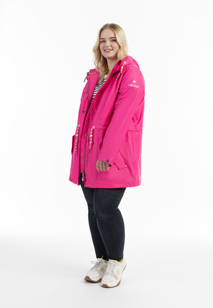 Schmuddelwedda Damen Plus Size Regenmantel