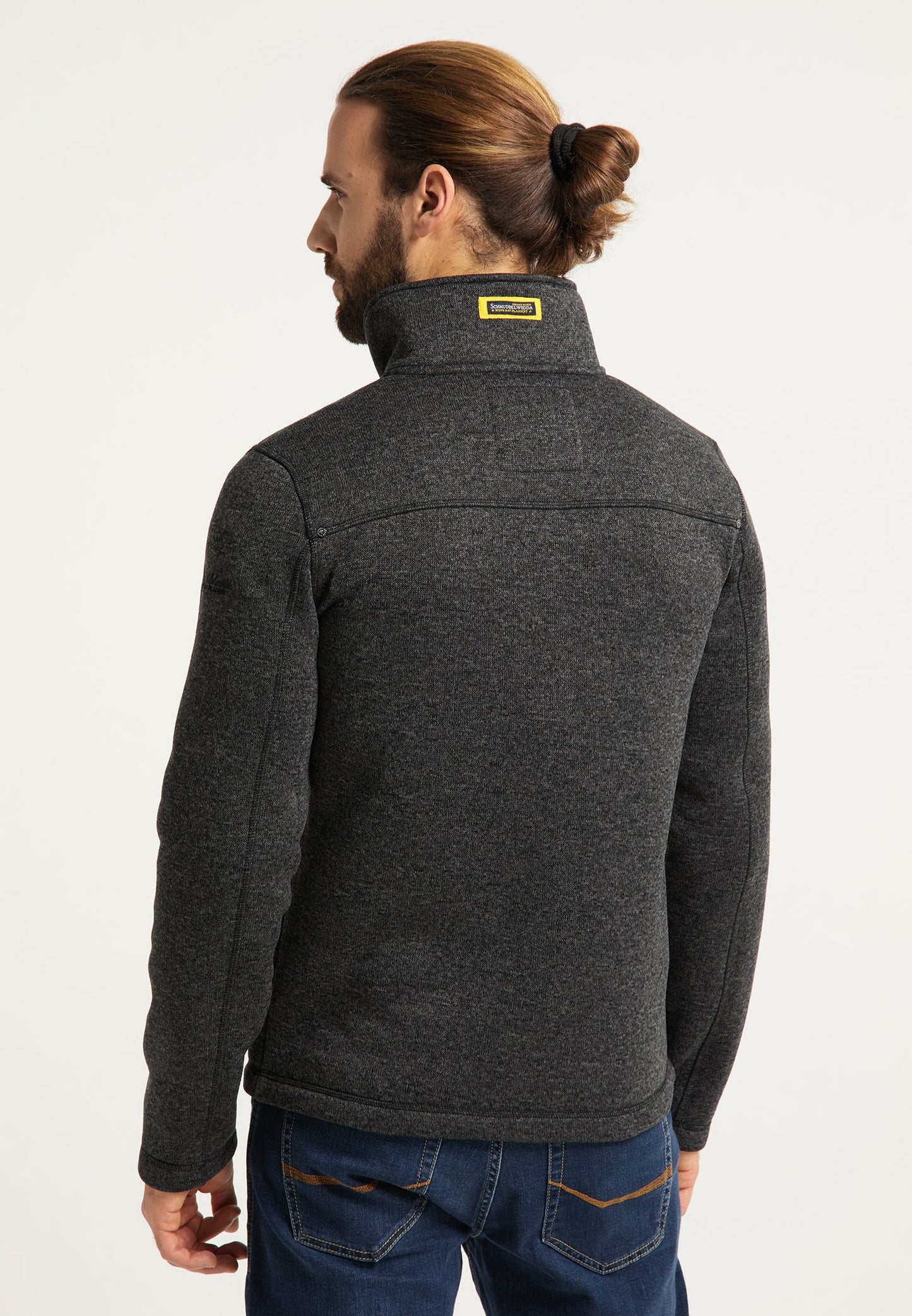Schmuddelwedda Men's Knitted Fleece Jacket