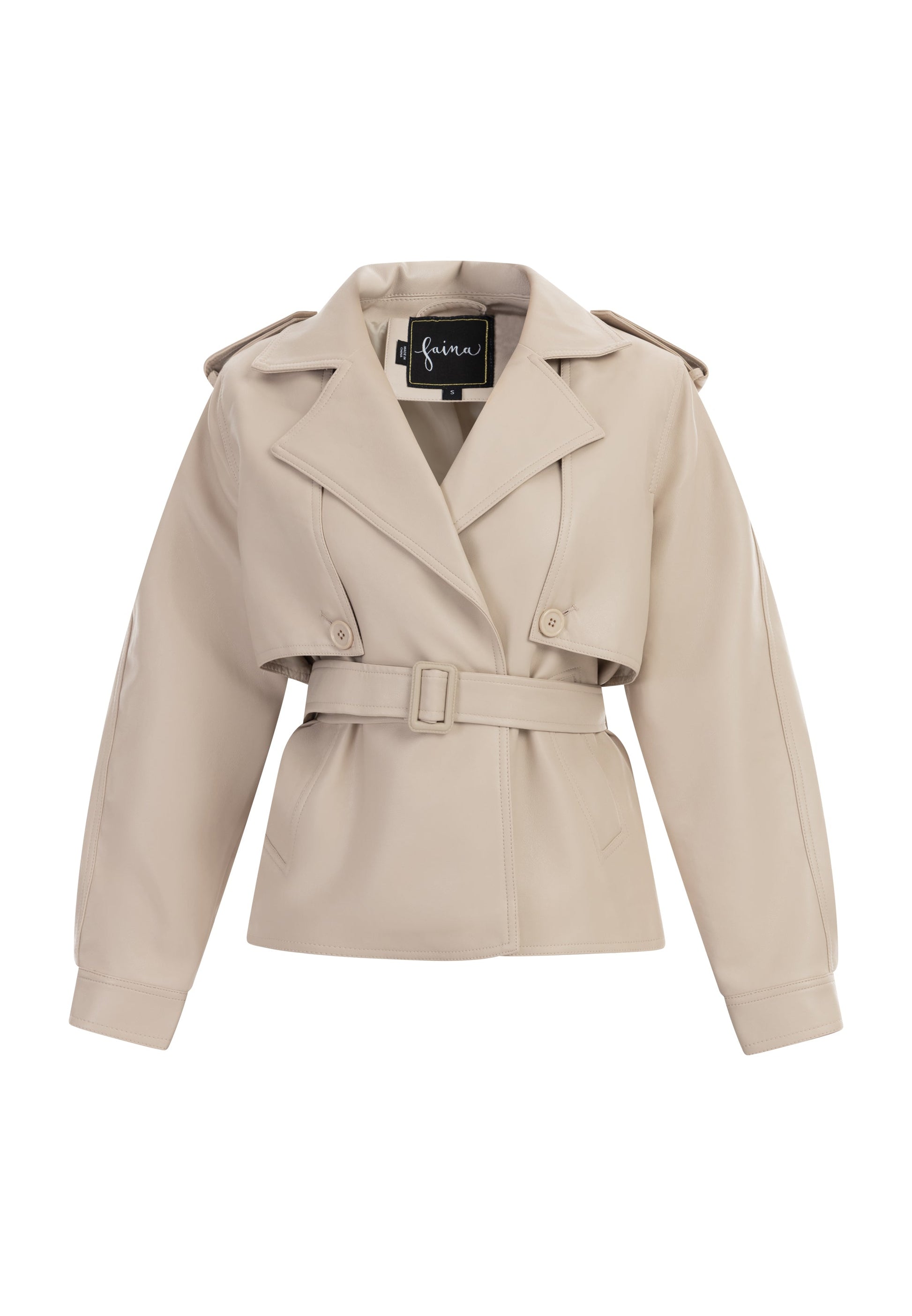 Faina Women's Jacket Made Of Imitation Leather