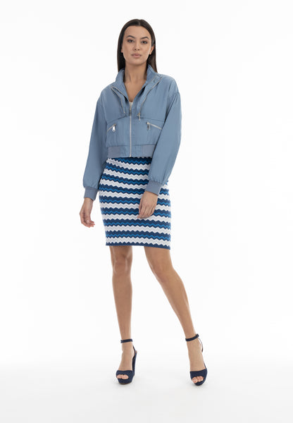 faina Damen Strick-Midirock