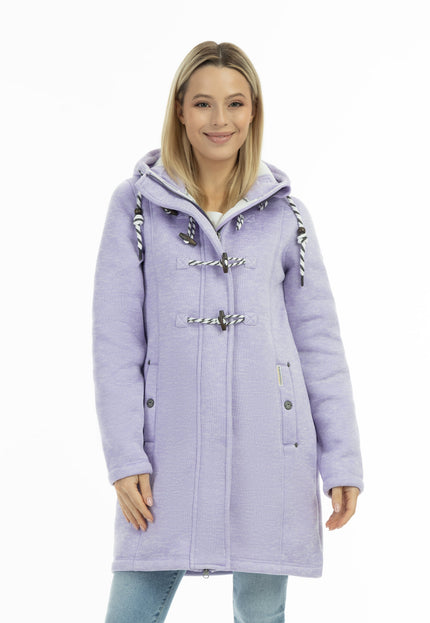 Schmuddelwedda Women's Knit Fleece Duffle Coat