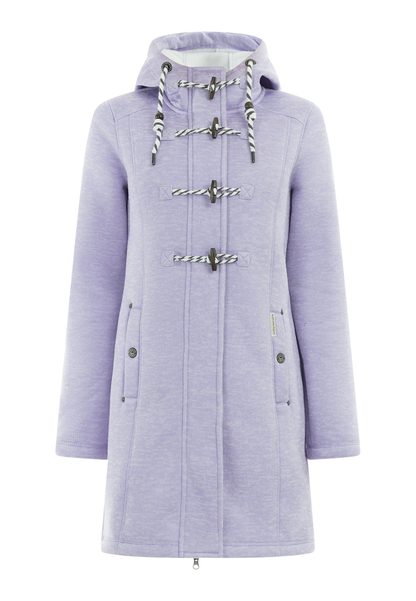 Schmuddelwedda Women's Knit Fleece Duffle Coat