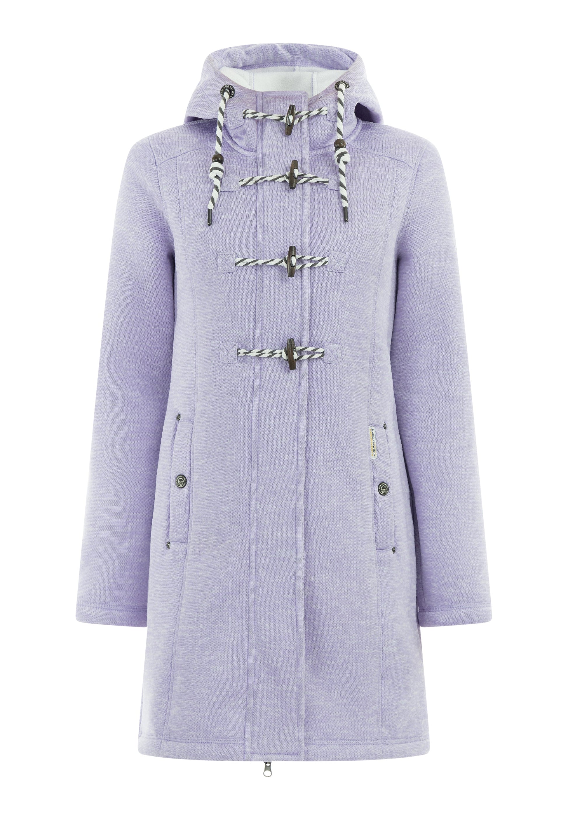 Schmuddelwedda Women's Knit Fleece Duffle Coat