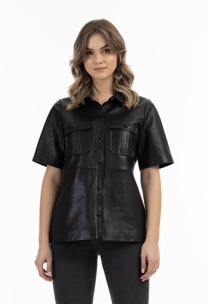 Dreimaster vintage Women's Leather Shirt