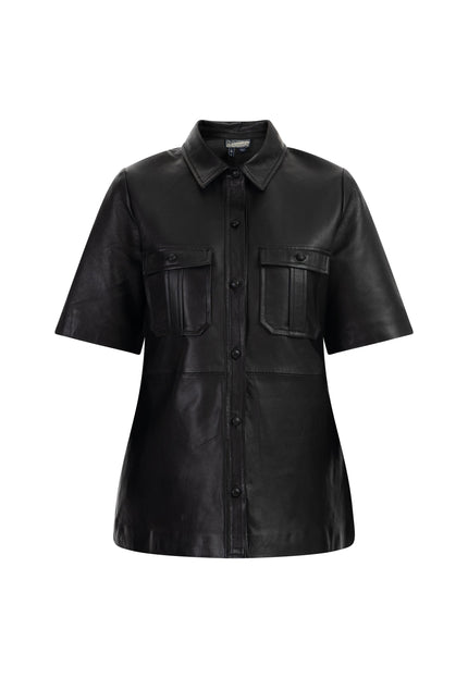 Dreimaster vintage Women's Leather Shirt