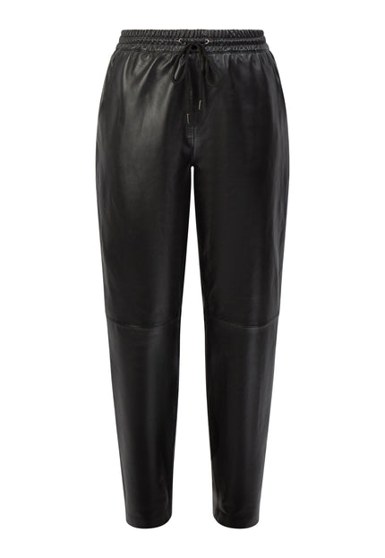 Faina Women's Leather Pants