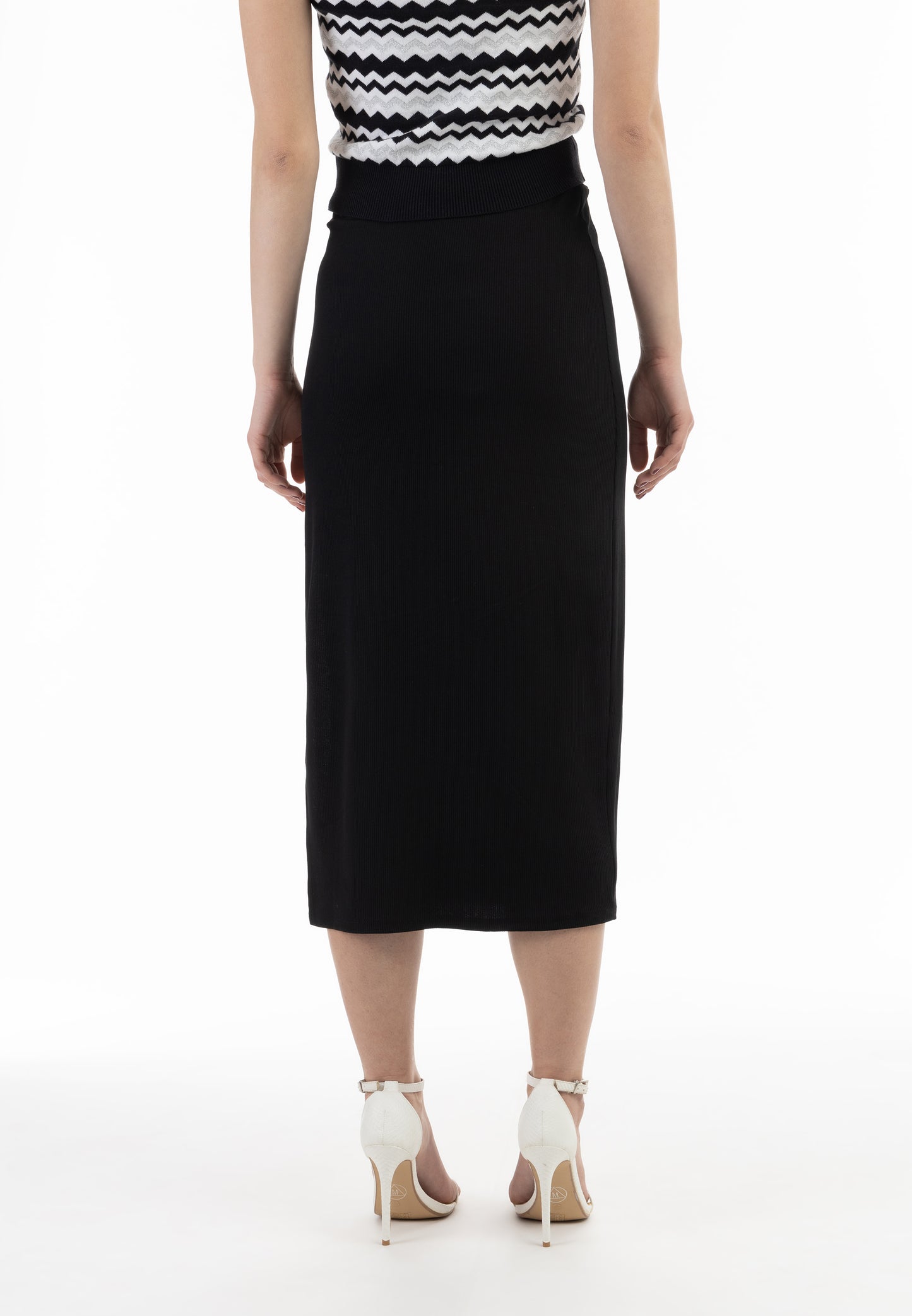 faina Damen Strick-Midirock