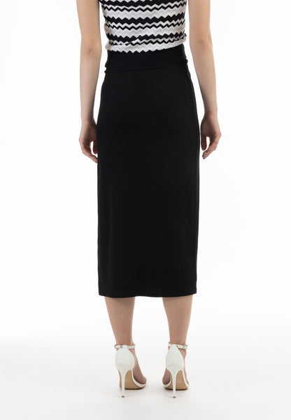 faina Damen Strick-Midirock