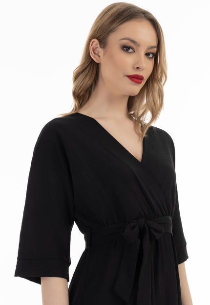 faina Damen Midi Kleid