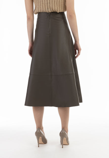 Faina Women's Leather Skirt