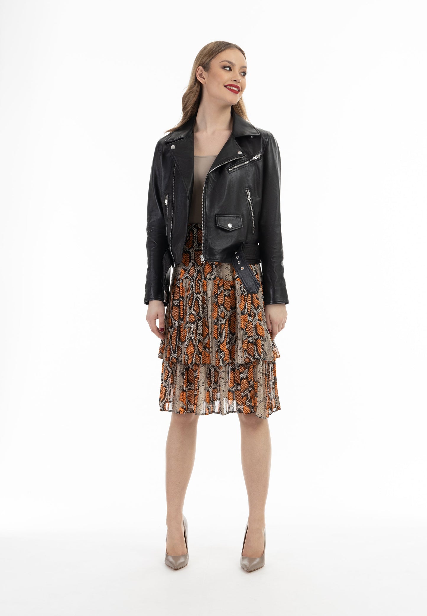 Faina Women's Leather Jacket