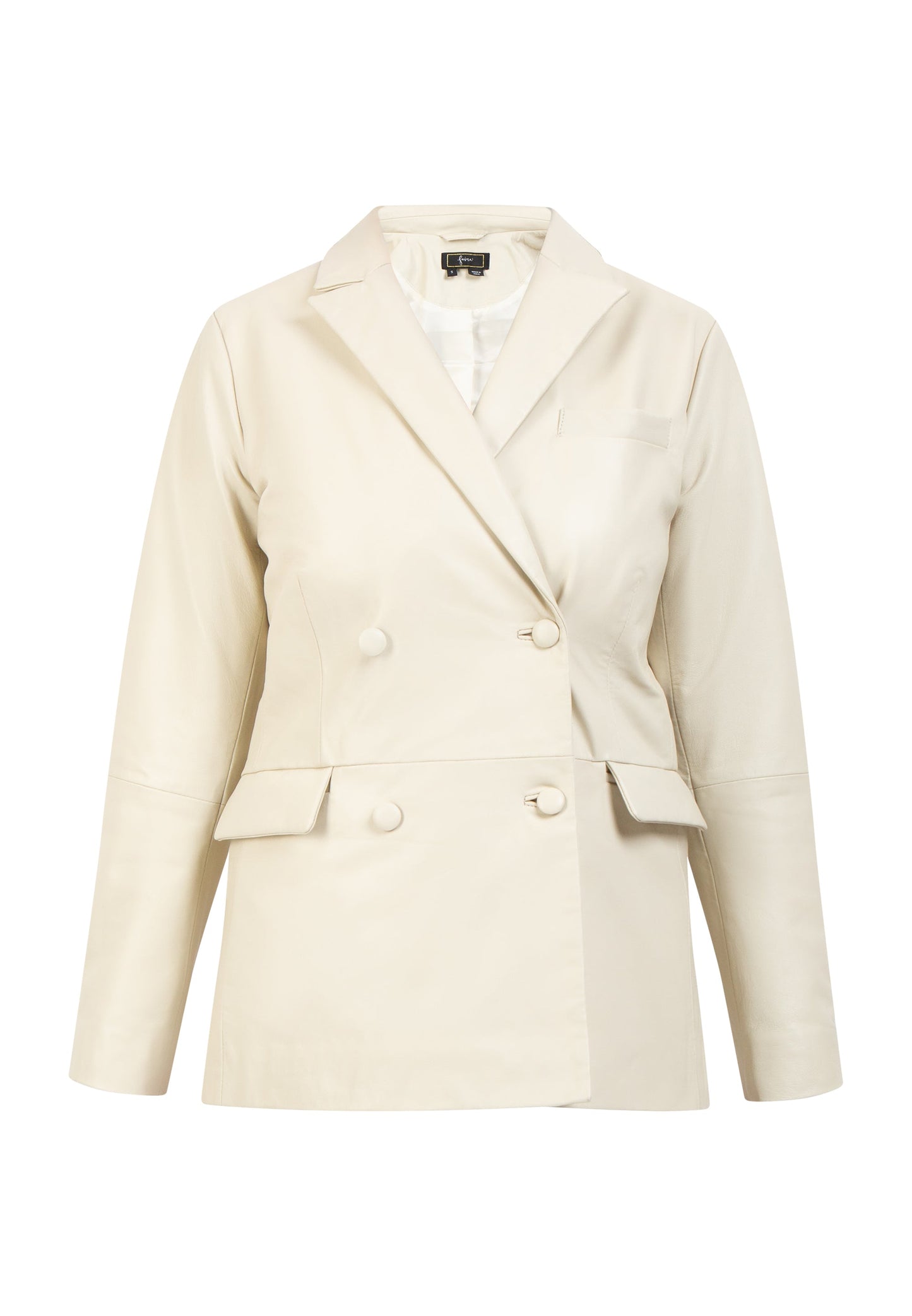 Faina Women's Leather Blazer